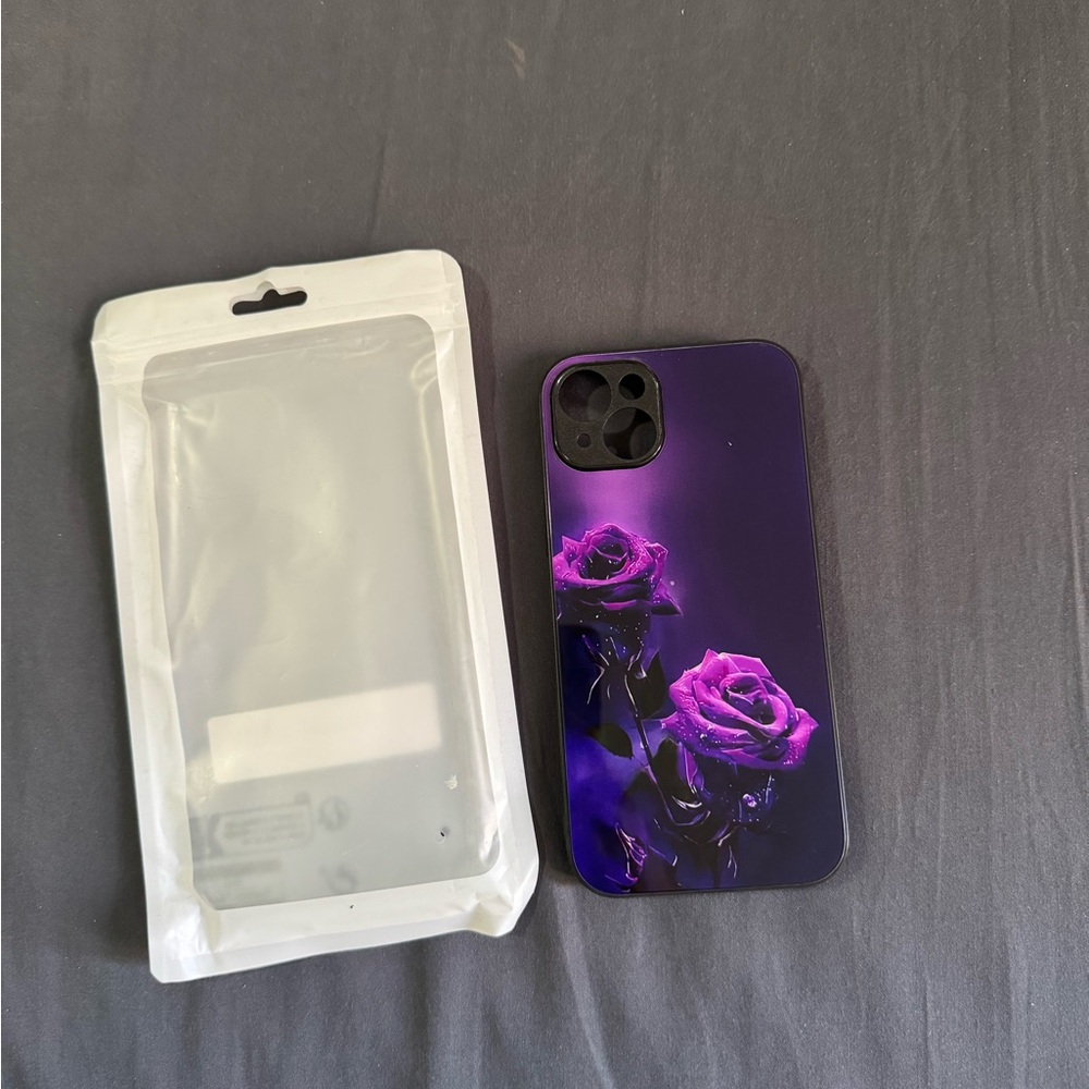 Purple Rose Phone 15 plus